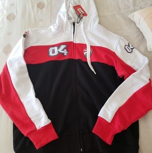 Fleece dovi duc multicolor hoodie